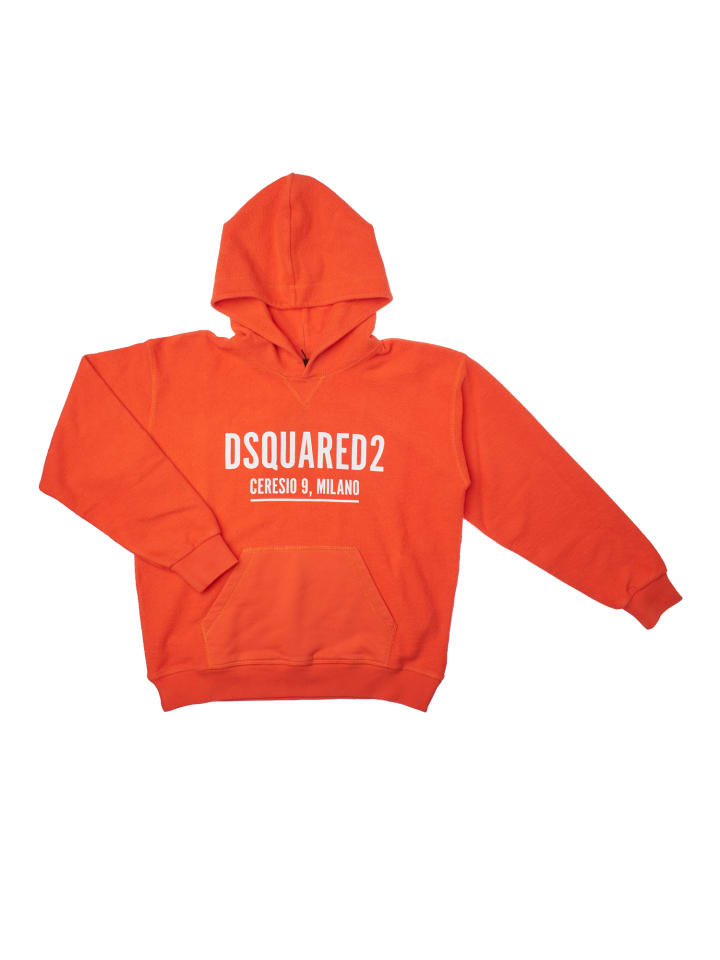 Толстовка с капюшоном Dsquared2, оранжевый
Толстовка с капюшоном Dsquared2, оранжевый