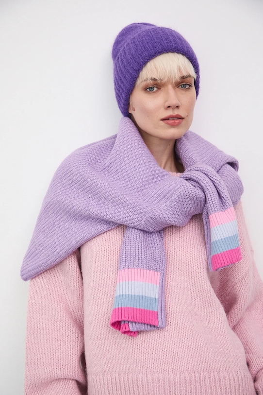 Шапка из смеси шерсти Medicine, фиолетовый
Шапка из смеси шерсти Medicine, фиолетовый