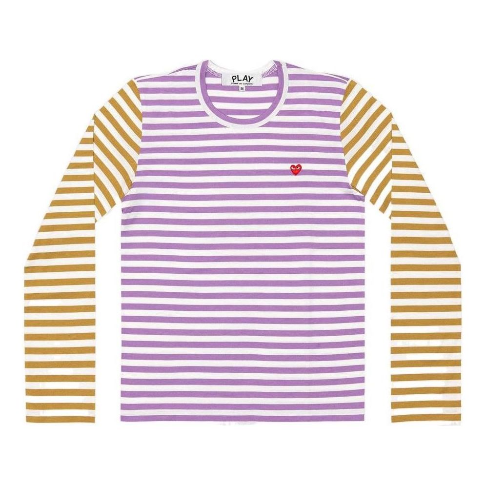 Футболка COMME des GARCONS PLAY L/S Bi-Colour Striped Small Emblem T-Shirt 'Purple Olive' AZ-T318-051-4, фиолетовый
Футболка COMME des GARCONS PLAY L/S Bi-Colour Striped Small Emblem T-Shirt 'Purple Olive' AZ-T318-051-4, фиолетовый
