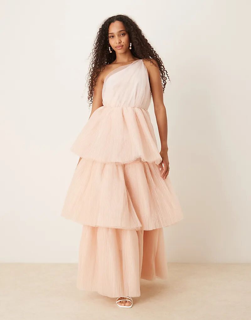 Длинные платья True Decadence с V-образным вырезом персикового цвета
Длинные платья True Decadence с V-образным вырезом персикового цвета