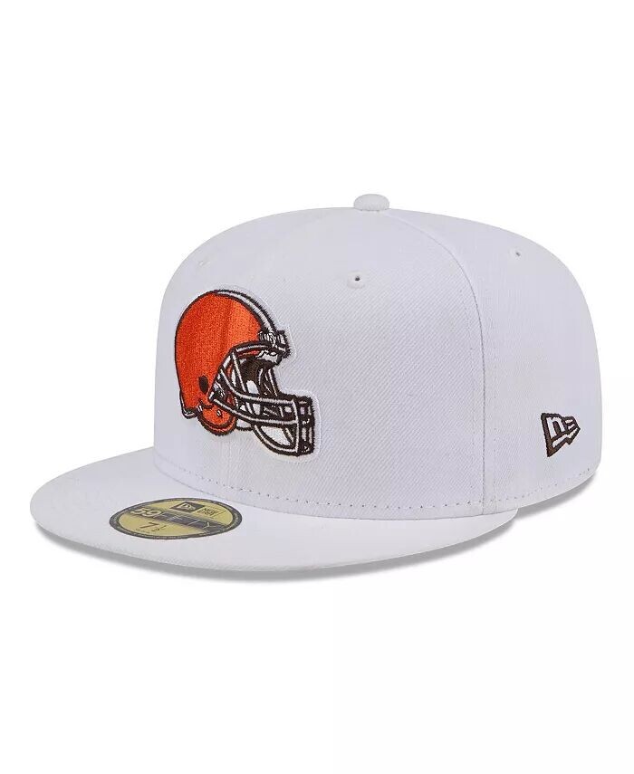 Мужская белая приталенная шляпа Cleveland Browns Omaha 59FIFTY New Era, белый
Мужская белая приталенная шляпа Cleveland Browns Omaha 59FIFTY New Era, белый