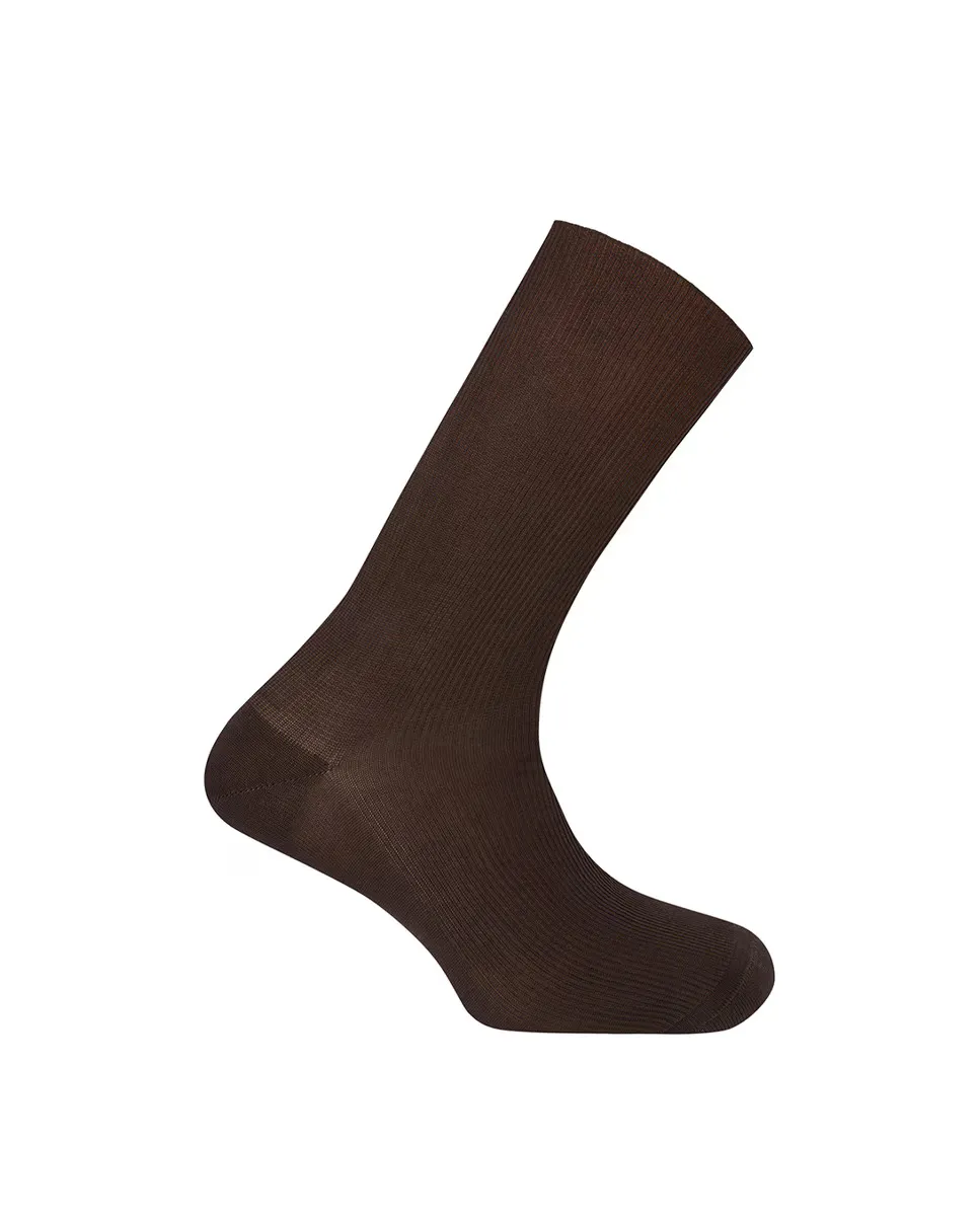 Мужские короткие носки из мерсеризованного хлопка в рубчик - Tentesolo Punto Blanco, темно-коричневый
Мужские короткие носки из мерсеризованного хлопка в рубчик - Tentesolo Punto Blanco, темно-коричневый