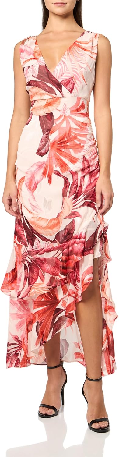 Платье макси GUESS женское без рукавов Ava, Tropic Eclipse Print Coral
Платье макси GUESS женское без рукавов Ava, Tropic Eclipse Print Coral