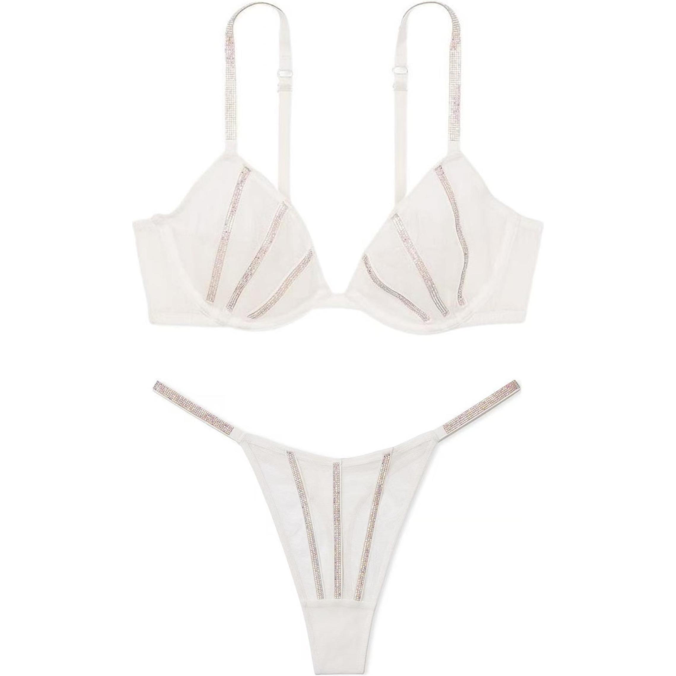 Victoria's Secret Женский комплект нижнего белья белый
Victoria's Secret Женский комплект нижнего белья белый