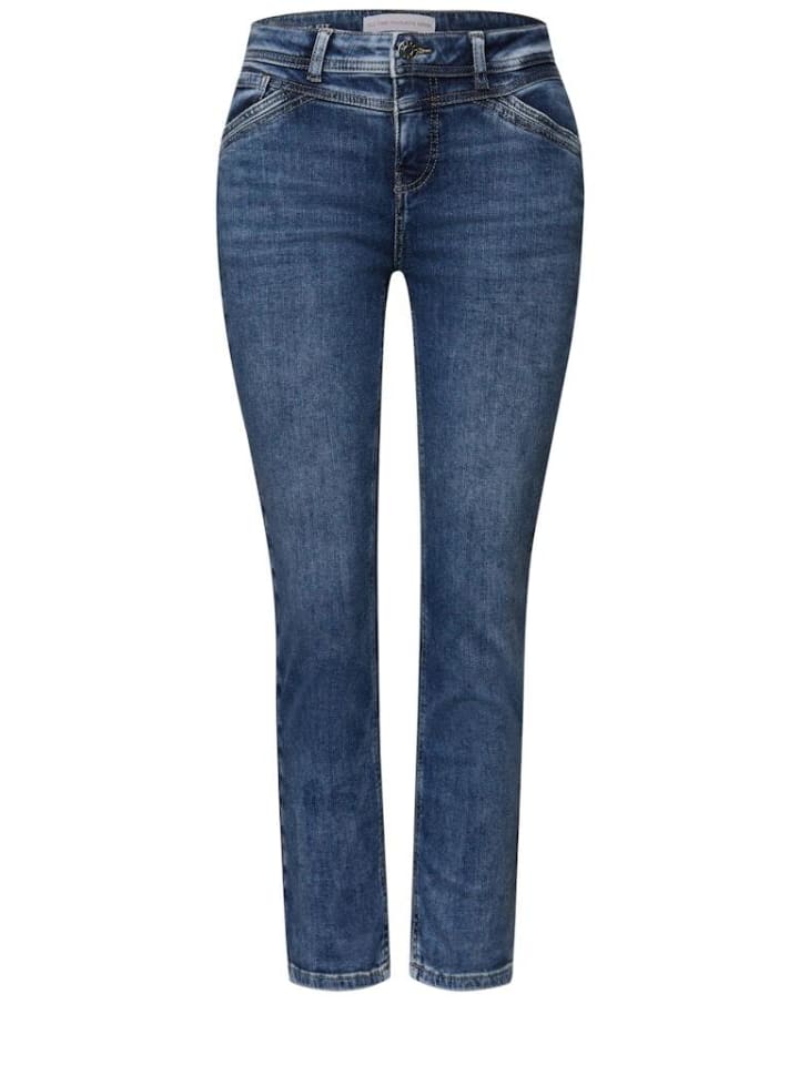 Street One Джинсы светло-голубого цвета, аутентичные, с эффектом потертости
Street One Джинсы светло-голубого цвета, аутентичные, с эффектом потертости