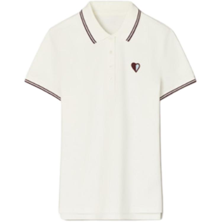 TORY BURCH Футболка-поло Unisex Snowflake White с воротником-поло и прямым кроем
TORY BURCH Футболка-поло Unisex Snowflake White с воротником-поло и прямым кроем