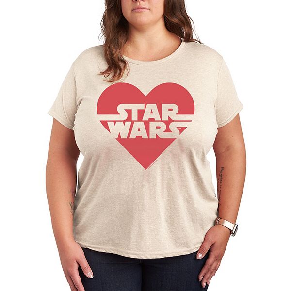 Футболка с принтом в виде сердца Star Wars
Футболка с принтом в виде сердца Star Wars
