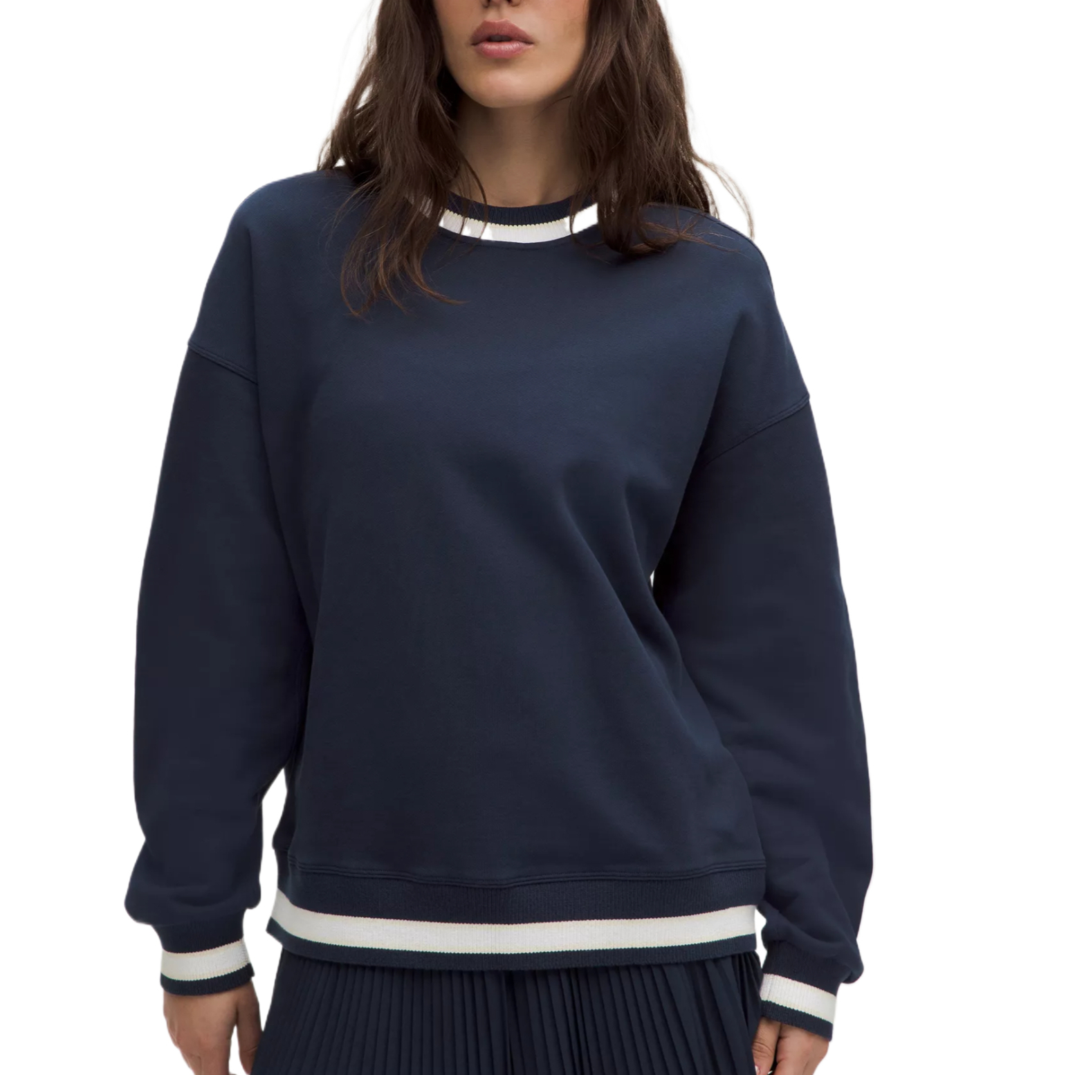 Lululemon Свитер оверсайз женский dark blue club blue/light ivory
Lululemon Свитер оверсайз женский dark blue club blue/light ivory