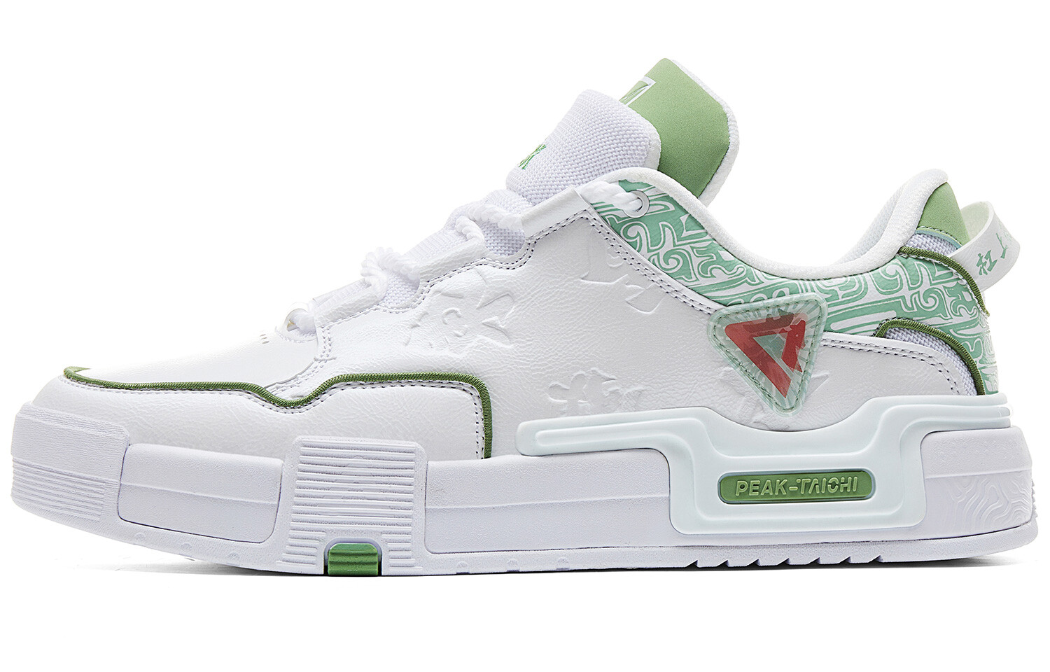 Кроссовки PEAK Skateboarding Shoes Men Low-top Great White/emerald Green, белый/зеленый
Кроссовки PEAK Skateboarding Shoes Men Low-top Great White/emerald Green, белый/зеленый