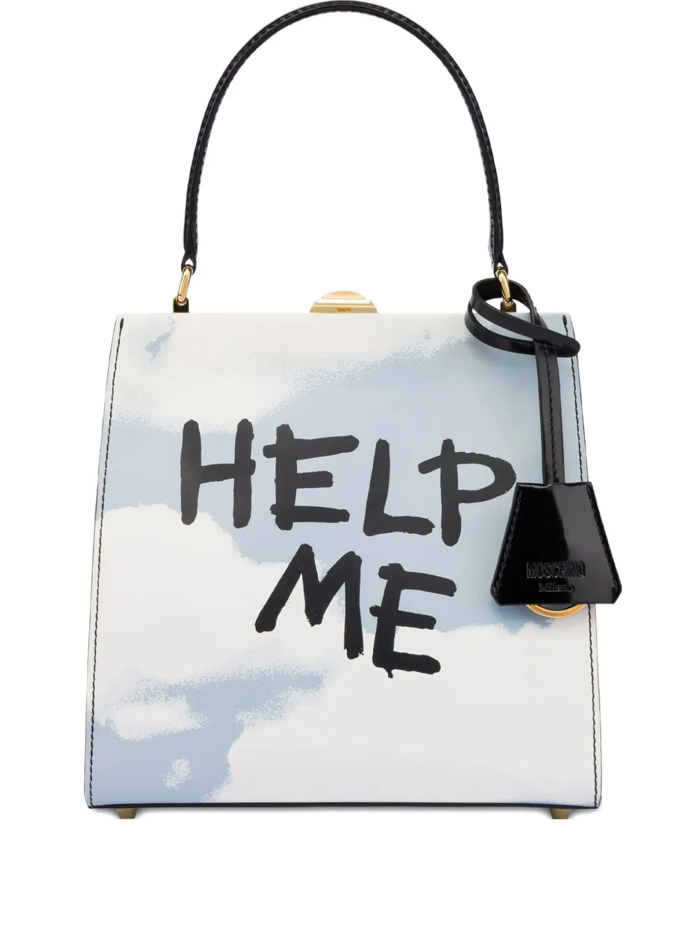 Сумка-тоут Help Me Moschino, синий 
Сумка-тоут Help Me Moschino, синий