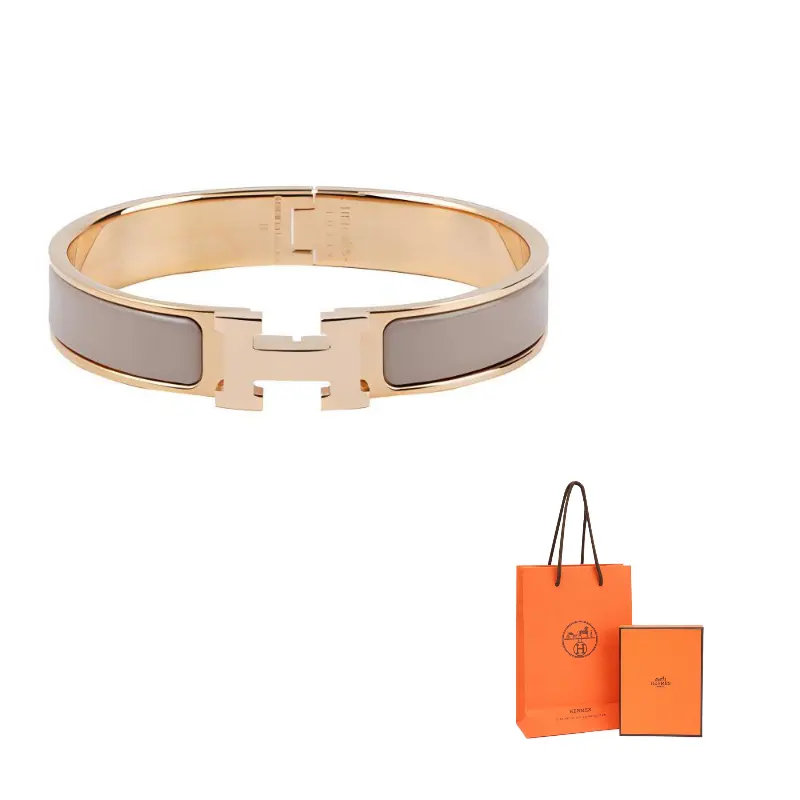 HERMES Позолоченные розовым золотом браслеты для женщин Light Umber
HERMES Позолоченные розовым золотом браслеты для женщин Light Umber