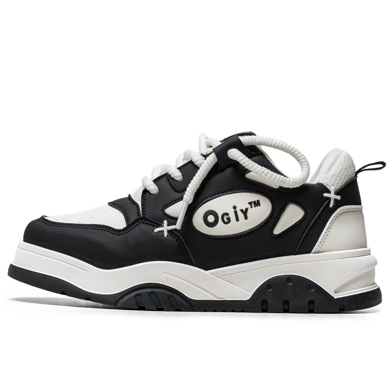 JANECO Антискользящие износостойкие низкие скейтерские кроссовки мужские черно-белые, цвет Black White
JANECO Антискользящие износостойкие низкие скейтерские кроссовки мужские черно-белые, цвет Black White