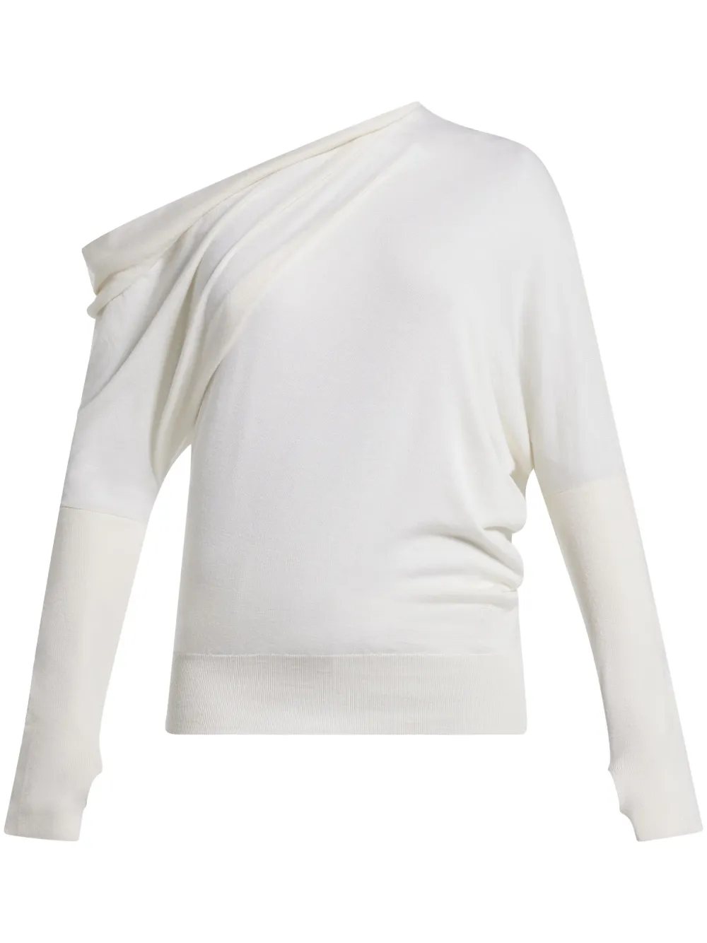 Свитер с открытыми плечами TOM FORD, белый
Свитер с открытыми плечами TOM FORD, белый