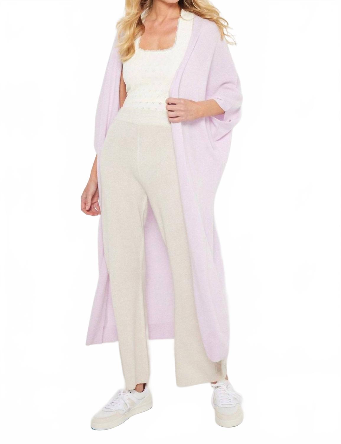 Кардиган Uptown Duster в ледяном сиреневом LISA TODD
Кардиган Uptown Duster в ледяном сиреневом LISA TODD