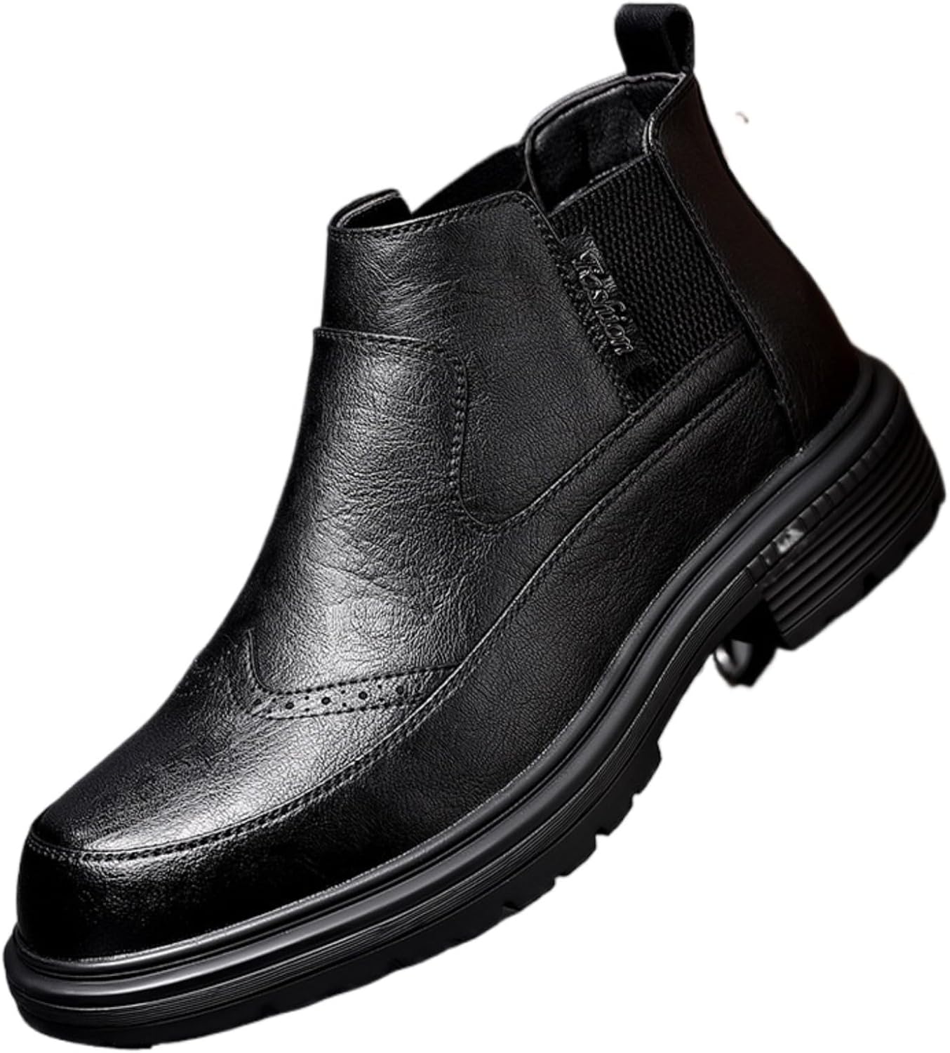 Мужские высокие оксфорды из кожи Azttoztto, ботинки с платформой для увеличения роста, с массивной подошвой, ботинки до щиколотки для повседневной носки, черный
Мужские высокие оксфорды из кожи Azttoztto, ботинки с платформой для увеличения роста, с массивной подошвой, ботинки до щиколотки для повседневной носки, черный