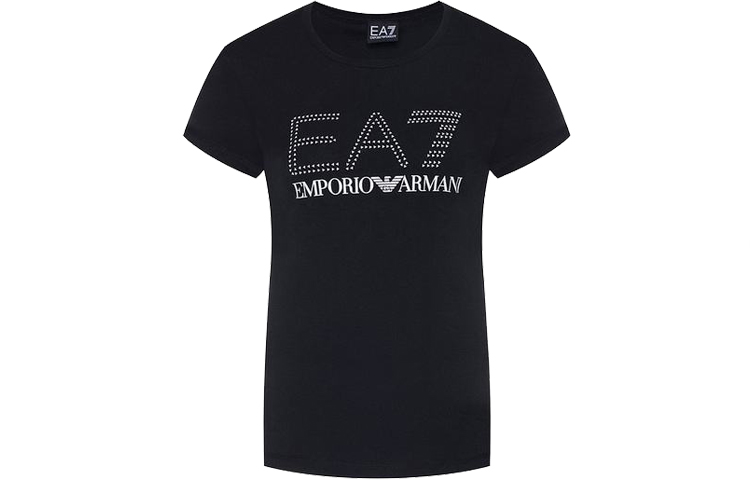 Emporio Armani Женская футболка EA7 Baby's Breath Collection SS22, черная
Emporio Armani Женская футболка EA7 Baby's Breath Collection SS22, черная