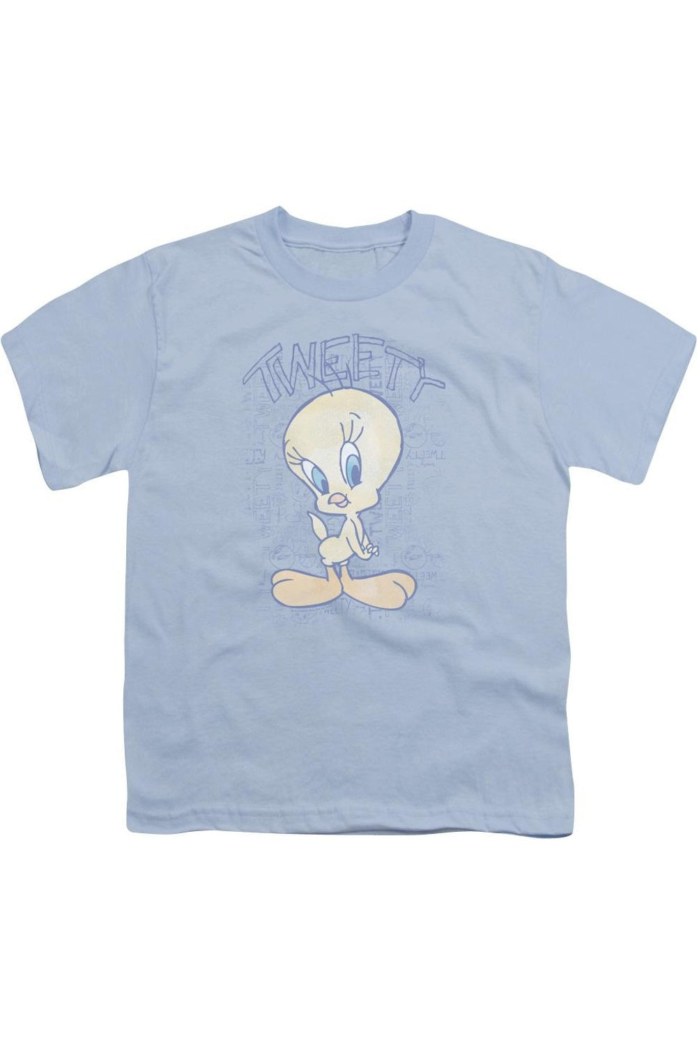 Футболка с коротким рукавом для детей с принтом Tweety из Looney Tunes Gildan, светло-голубой 
Футболка с коротким рукавом для детей с принтом Tweety из Looney Tunes Gildan, светло-голубой