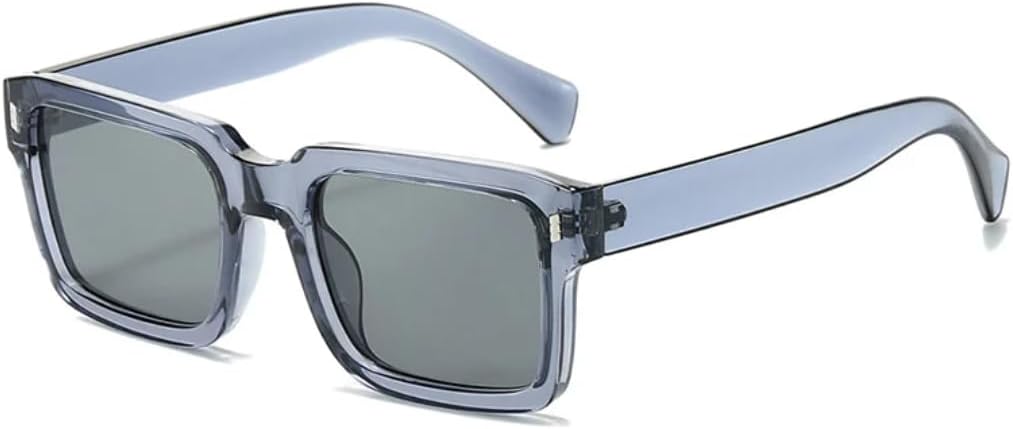 Женские солнцезащитные очки класса люкс, модные квадратные очки с защитой от УФ-излучения UV400, ретро-стиль, с заклепками, трендовый стиль для мужчин и панк-стиль UATXTAU, Blue Gray Gray
Женские солнцезащитные очки класса люкс, модные квадратные очки с защитой от УФ-излучения UV400, ретро-стиль, с заклепками, трендовый стиль для мужчин и панк-стиль UATXTAU, Blue Gray Gray