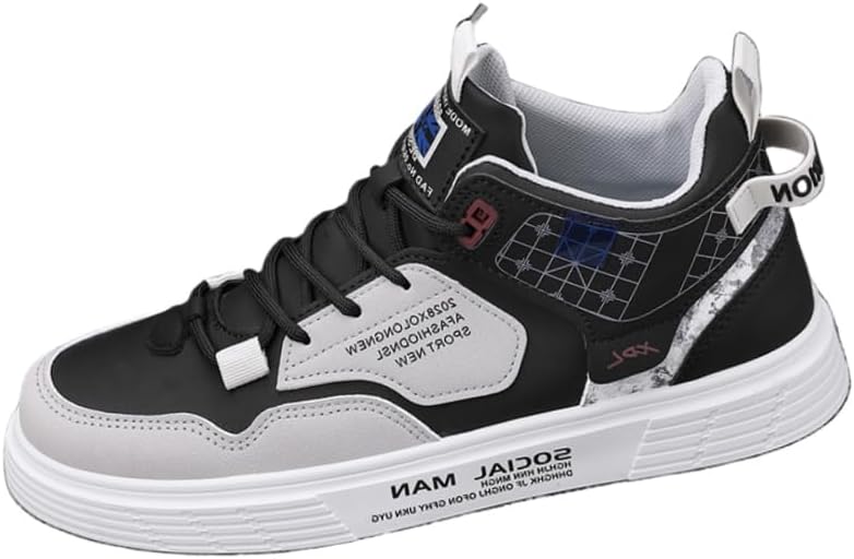 Мужские модные кроссовки Fusecottc для скейтборда - спортивные туфли на шнуровке с противоскользящей подошвой, черный
Мужские модные кроссовки Fusecottc для скейтборда - спортивные туфли на шнуровке с противоскользящей подошвой, черный