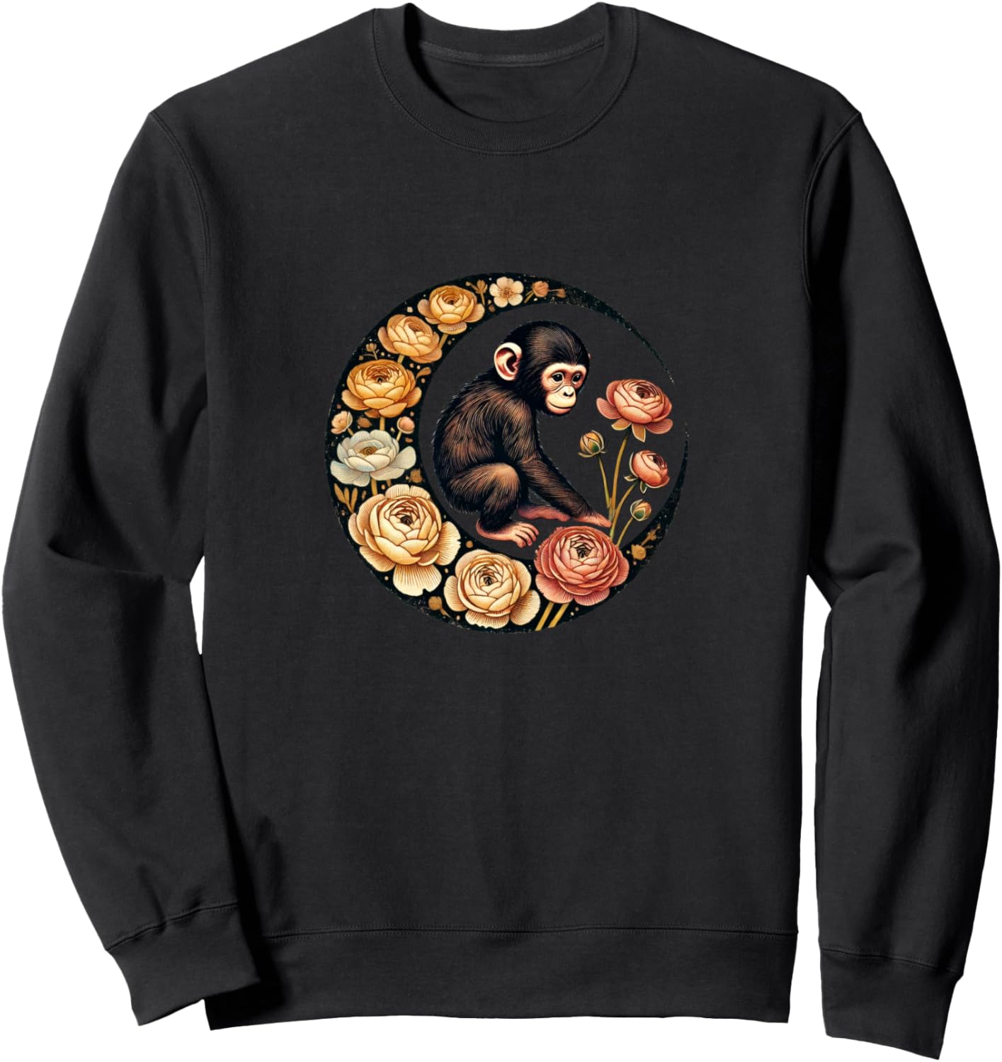 Толстовка с изображением шимпанзе и цветочным рисунком обезьяны Vintage Monkeys Lovers Snugg, черный
Толстовка с изображением шимпанзе и цветочным рисунком обезьяны Vintage Monkeys Lovers Snugg, черный
