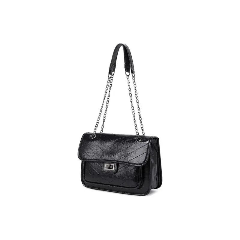 UNITE STAR Маленькая квадратная сумка через плечо женская черная красная зеленая темно-коричневая, Black