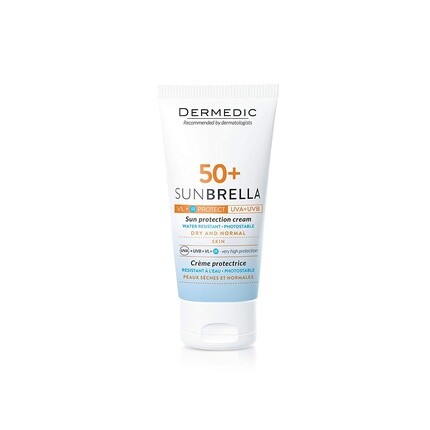 Sunbrella Солнцезащитный крем для сухой и нормальной кожи Spf 50+ 50 г/1,76 унции, Dermedic
Sunbrella Солнцезащитный крем для сухой и нормальной кожи Spf 50+ 50 г/1,76 унции, Dermedic