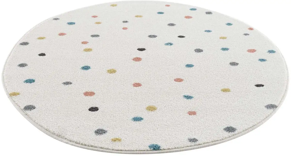 Детский ковер Carpet City "Аниме 9396", круглый, игровой коврик, разноцветный горошек, мягкий ворс, прост в уходе, детская комната Ø 120 см, цвет creme
Детский ковер Carpet City "Аниме 9396", круглый, игровой коврик, разноцветный горошек, мягкий ворс, прост в уходе, детская комната Ø 120 см, цвет creme