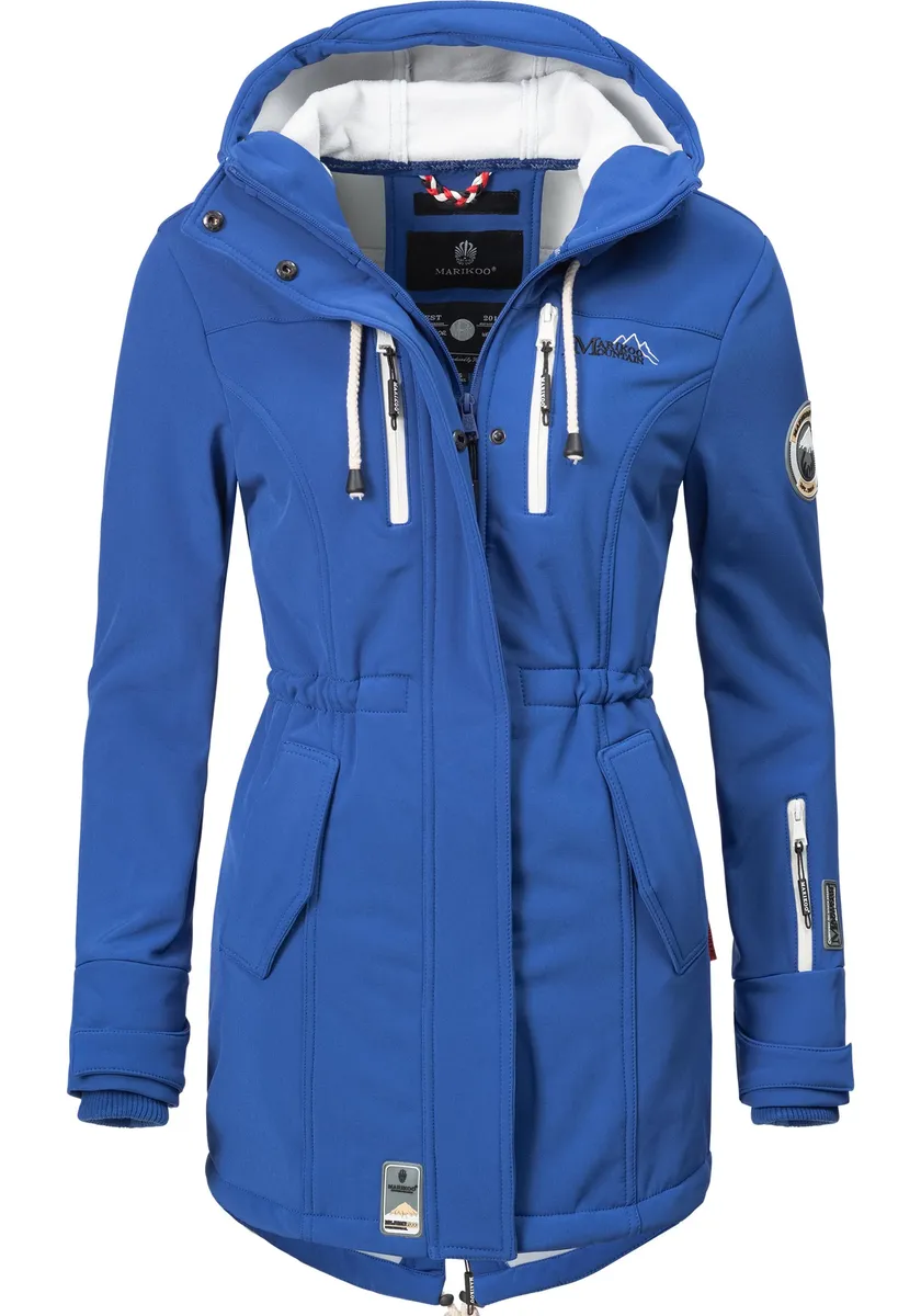 Функциональное пальто Marikoo "Zimtzicke", спортивная парка из софтшелла с капюшоном, синий
Функциональное пальто Marikoo "Zimtzicke", спортивная парка из софтшелла с капюшоном, синий