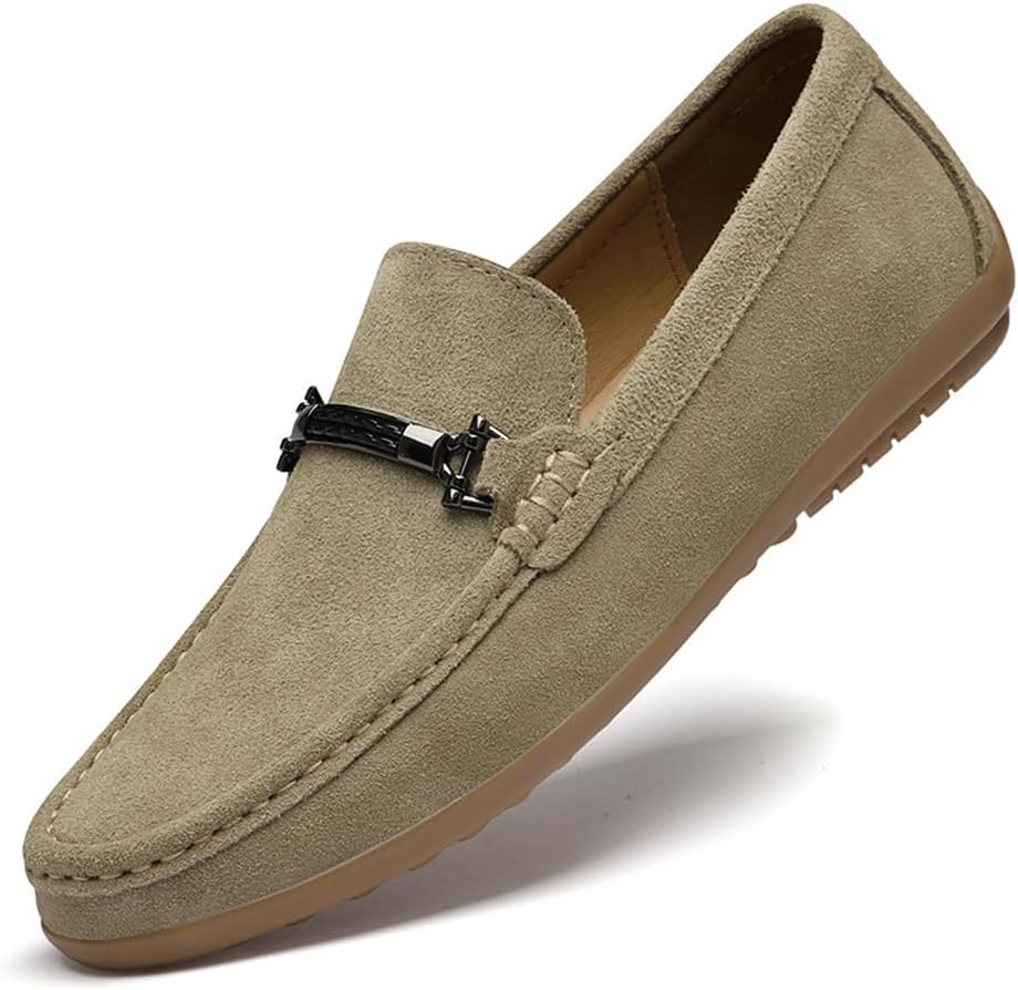 Мужские замшевые лоферы с ручной строчкой, плоская подошва, ретро с круглым носком, металлическая отделка, мягкая подошва, складные, противоскользящие, для работы, повседневной носки и вождения Fifilapin, хаки
Мужские замшевые лоферы с ручной строчкой, плоская подошва, ретро с круглым носком, металлическая отделка, мягкая подошва, складные, противоскользящие, для работы, повседневной носки и вождения Fifilapin, хаки