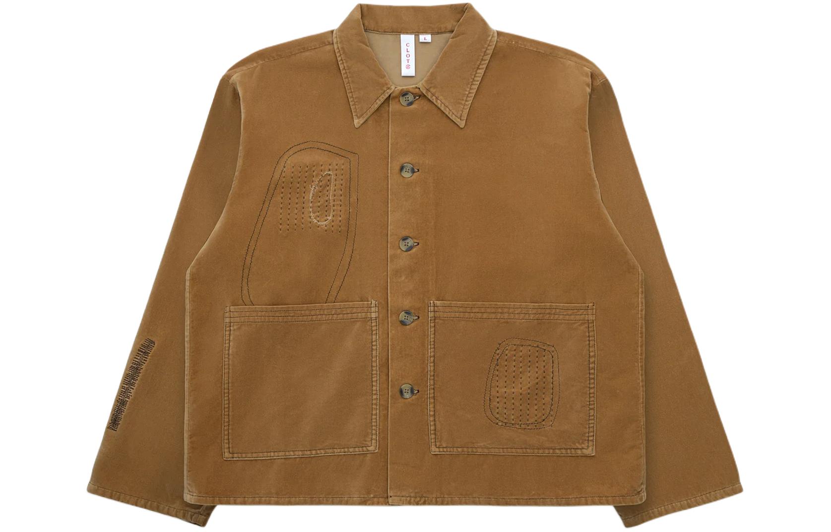 CLOT Куртка унисекс коричневая, Brown
CLOT Куртка унисекс коричневая, Brown