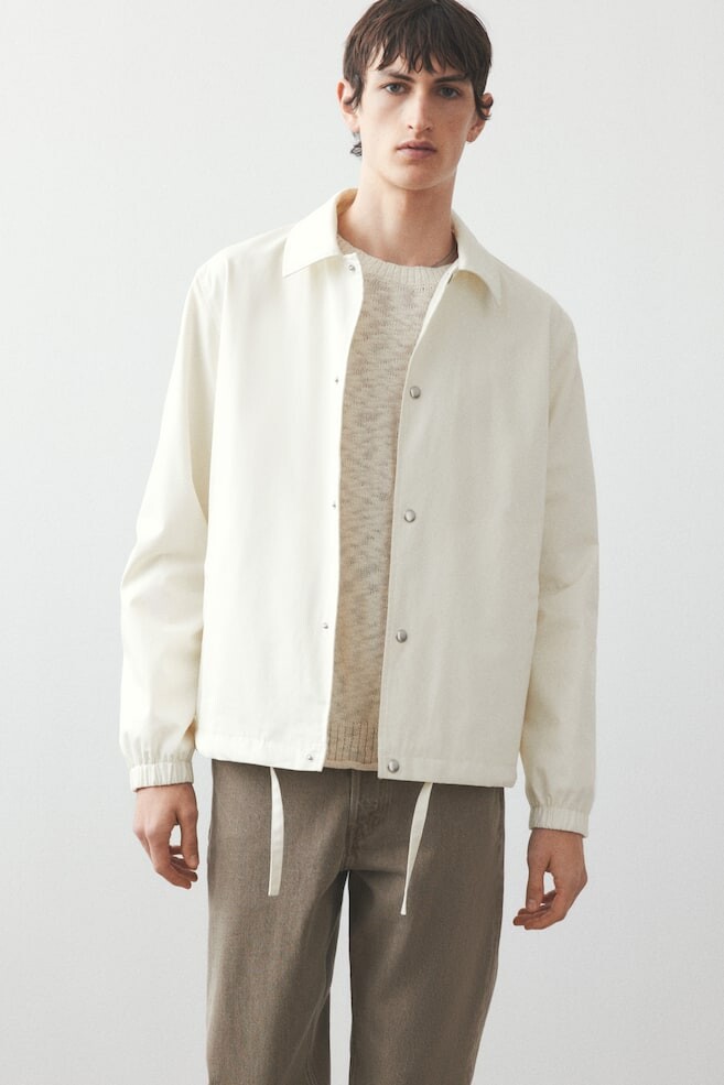 Куртка тренера из парусины, стандартного кроя H&M, белый
Куртка тренера из парусины, стандартного кроя H&M, белый