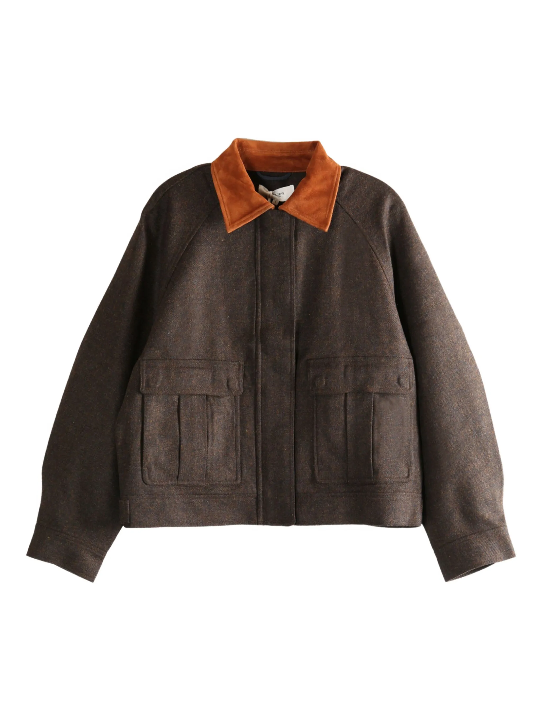 Куртка с карманами на воротнике Atelier New York, коричневый
Куртка с карманами на воротнике Atelier New York, коричневый