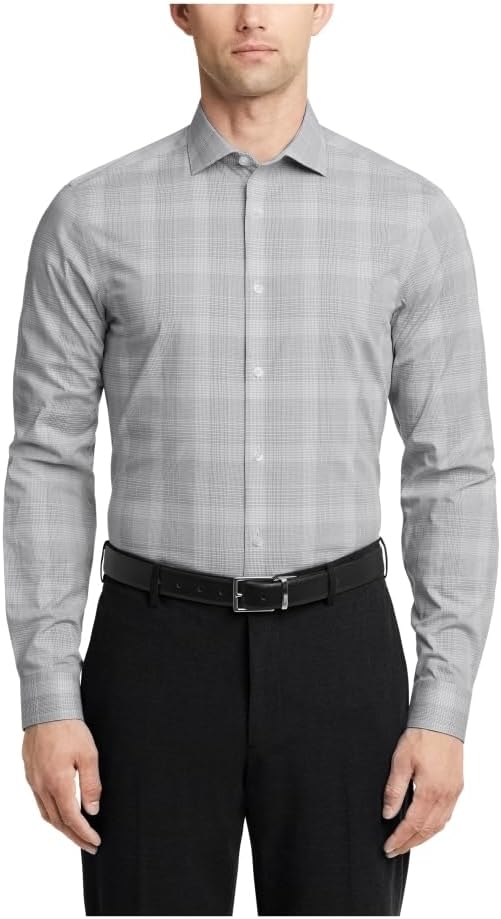 Мужская рубашка Calvin Klein Slim Fit с французскими манжетами, не требующими глажки, с узором «елочка», Olive Multi
Мужская рубашка Calvin Klein Slim Fit с французскими манжетами, не требующими глажки, с узором «елочка», Olive Multi