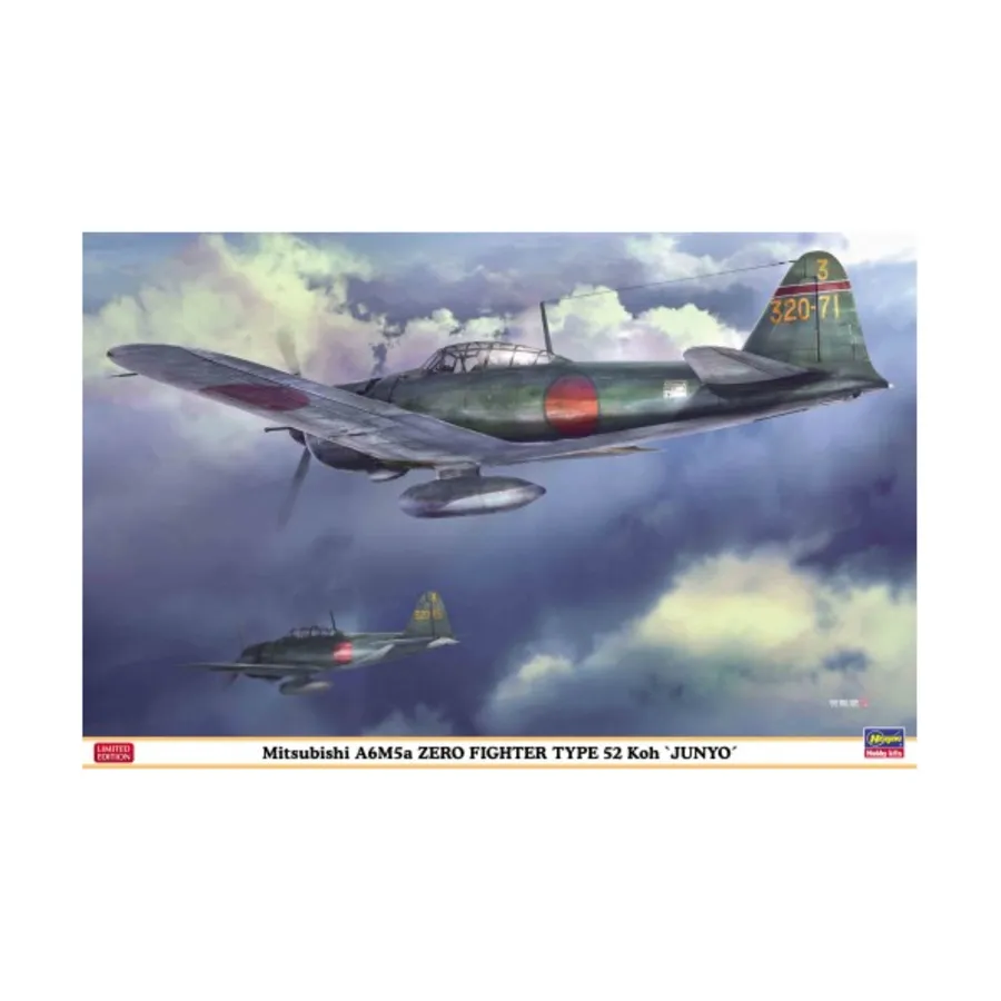 Истребитель Mitsubishi A6M5a Zero Type 52 Koh Junyo (ограниченная серия), WWII Aircraft Miniatures (1:32) (Hasegawa)
Истребитель Mitsubishi A6M5a Zero Type 52 Koh Junyo (ограниченная серия), WWII Aircraft Miniatures (1:32) (Hasegawa)