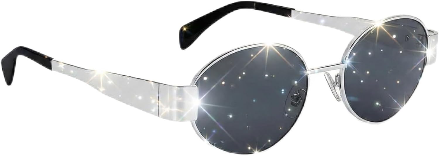 Модные солнцезащитные очки в овальной металлической оправе (золотой и серебряный варианты) - защита от УФ-излучения UV400. Стильные солнцезащитные очки для женщин и мужчин на каждый день (1, серебристый) Generic, Silver
Модные солнцезащитные очки в овальной металлической оправе (золотой и серебряный варианты) - защита от УФ-излучения UV400. Стильные солнцезащитные очки для женщин и мужчин на каждый день (1, серебристый) Generic, Silver