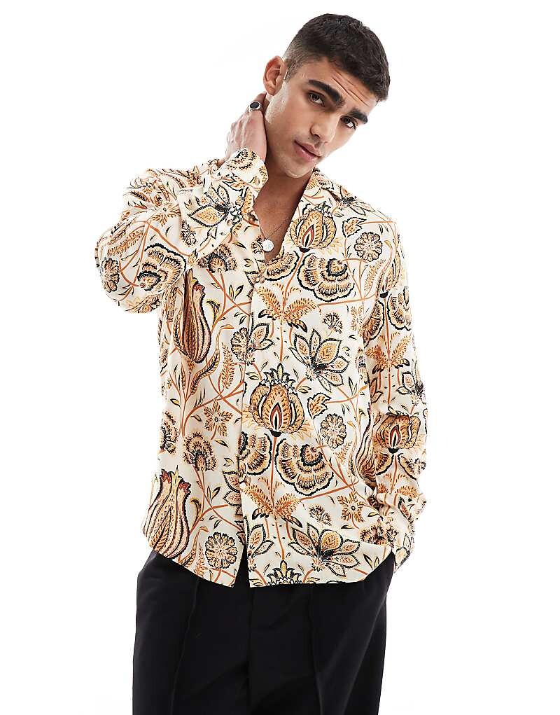 Свободная рубашка с цветочным принтом ASOS DESIGN
Свободная рубашка с цветочным принтом ASOS DESIGN