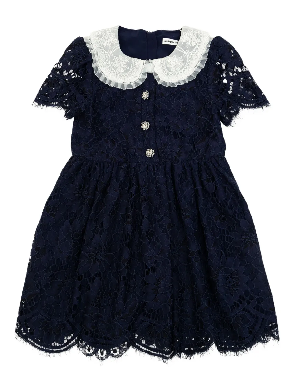 Платье с кружевным воротником Self-Portrait Kids, синий
Платье с кружевным воротником Self-Portrait Kids, синий