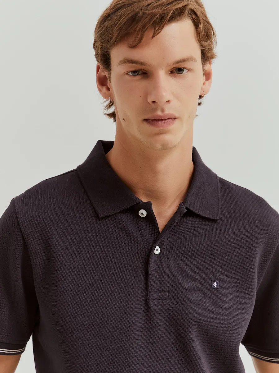 Мужская рубашка-поло regular fit из пике Lion of Porches, черный
Мужская рубашка-поло regular fit из пике Lion of Porches, черный