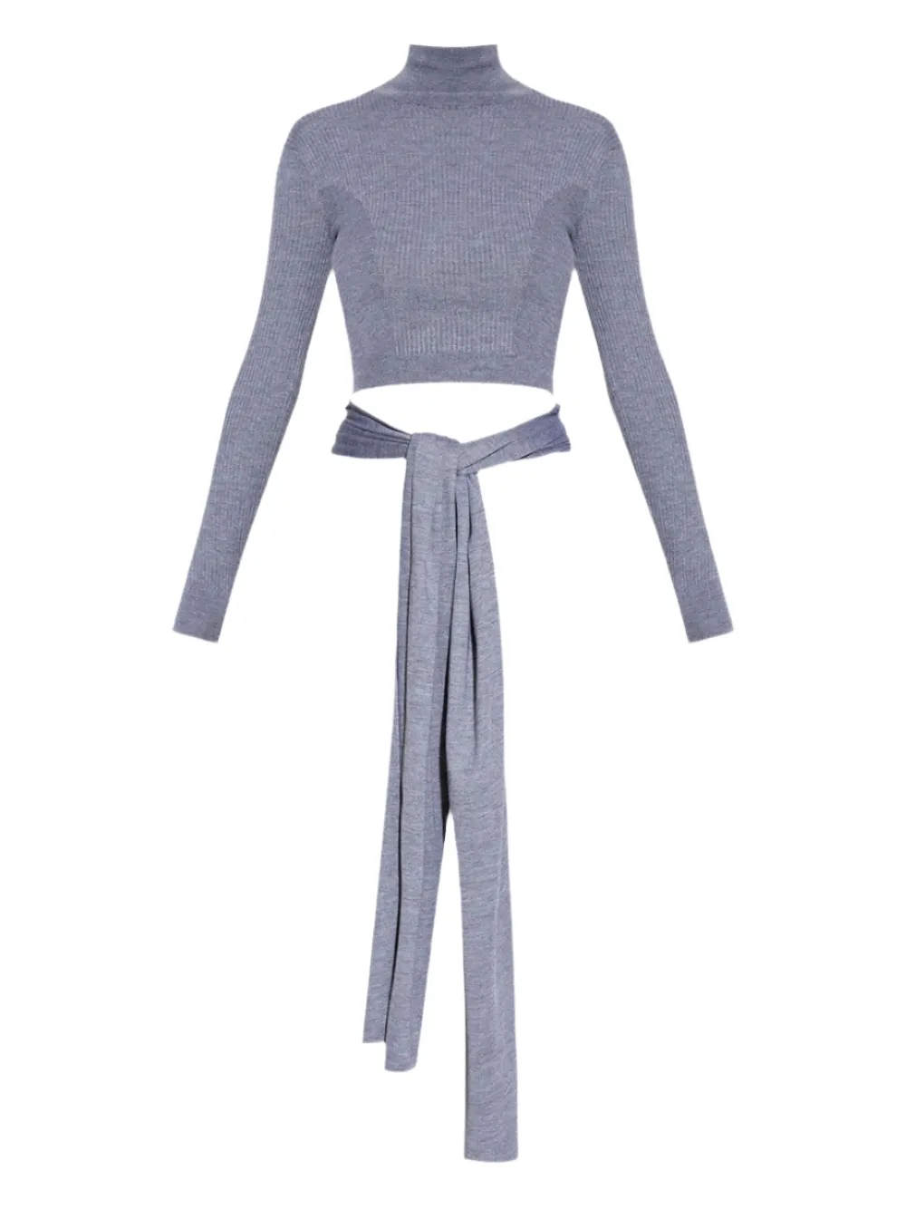 Свитер с высоким воротником Alaïa, серый
Свитер с высоким воротником Alaïa, серый