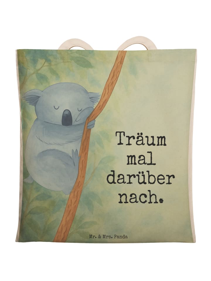 Mr. & Mrs. Panda Пакет для покупок с изображением коалы и надписью белого цвета
Mr. & Mrs. Panda Пакет для покупок с изображением коалы и надписью белого цвета
