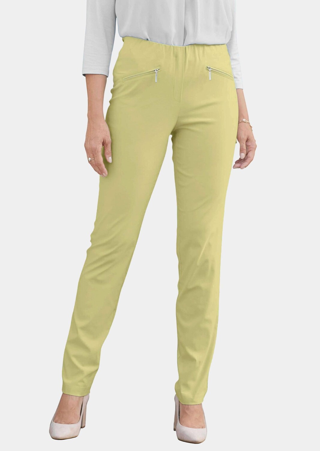 Брюки GOLDNER Stretchhose LOUISA, цвет erbsengrün
Брюки GOLDNER Stretchhose LOUISA, цвет erbsengrün