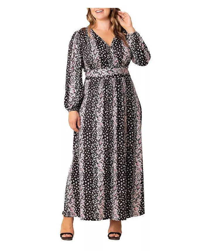 Платье макси с длинным рукавом Kelsey больших размеров Kiyonna, мультиколор
Платье макси с длинным рукавом Kelsey больших размеров Kiyonna, мультиколор