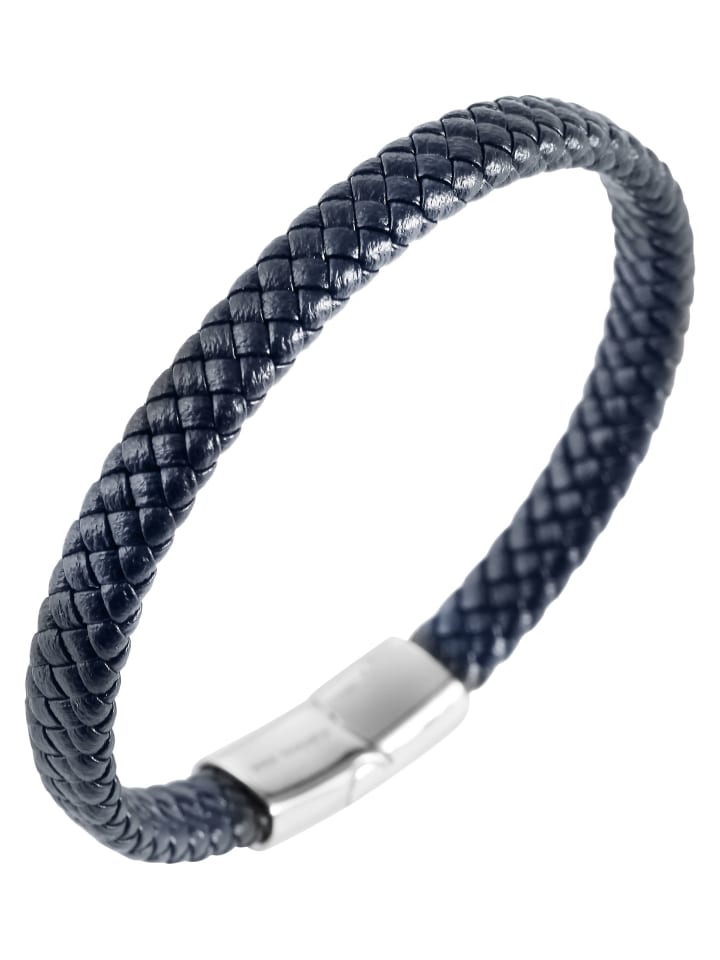 Adeliás Браслет унисекс - текстильный браслет из кожи, 20 см, синий
Adeliás Браслет унисекс - текстильный браслет из кожи, 20 см, синий