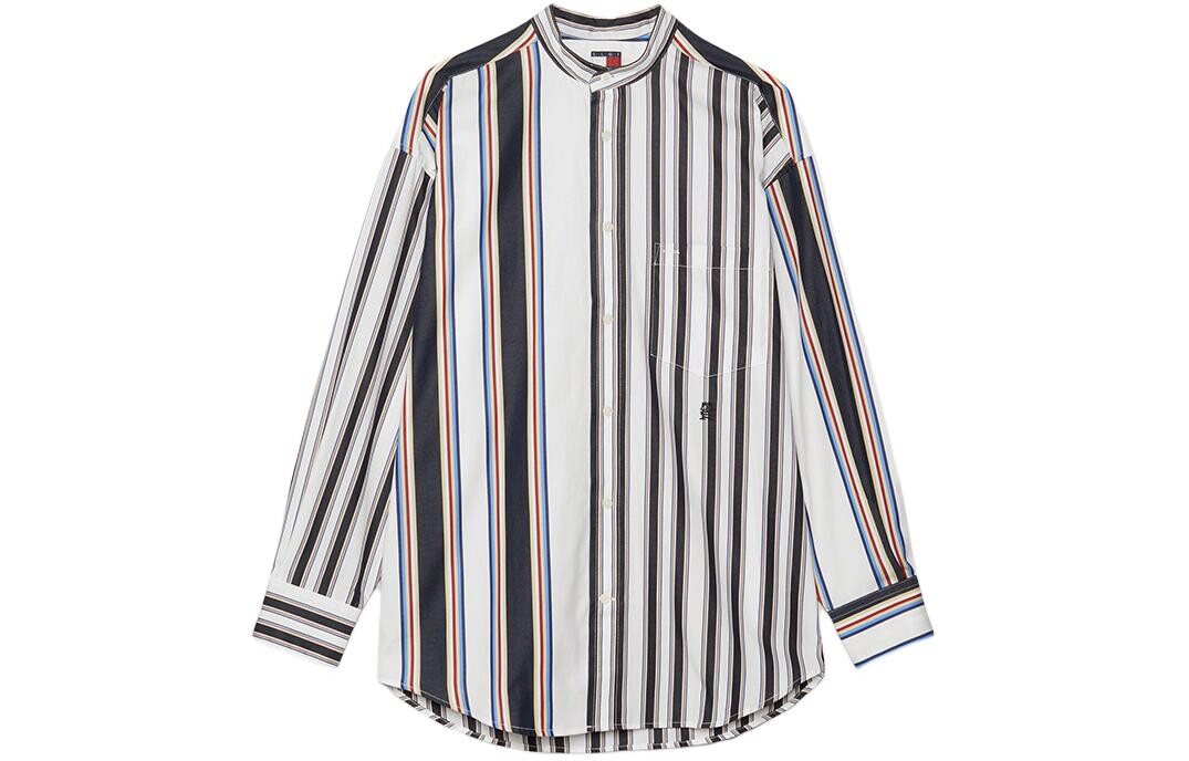 CLOT Совместная модель рубашки унисекс темно-синяя белая 0K4 Tommy Hilfiger, белый 
CLOT Совместная модель рубашки унисекс темно-синяя белая 0K4 Tommy Hilfiger, белый