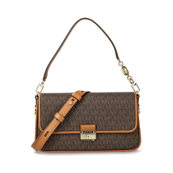 Кожаная сумка через плечо Bradshaw Michael Kors, коричневый
Кожаная сумка через плечо Bradshaw Michael Kors, коричневый
