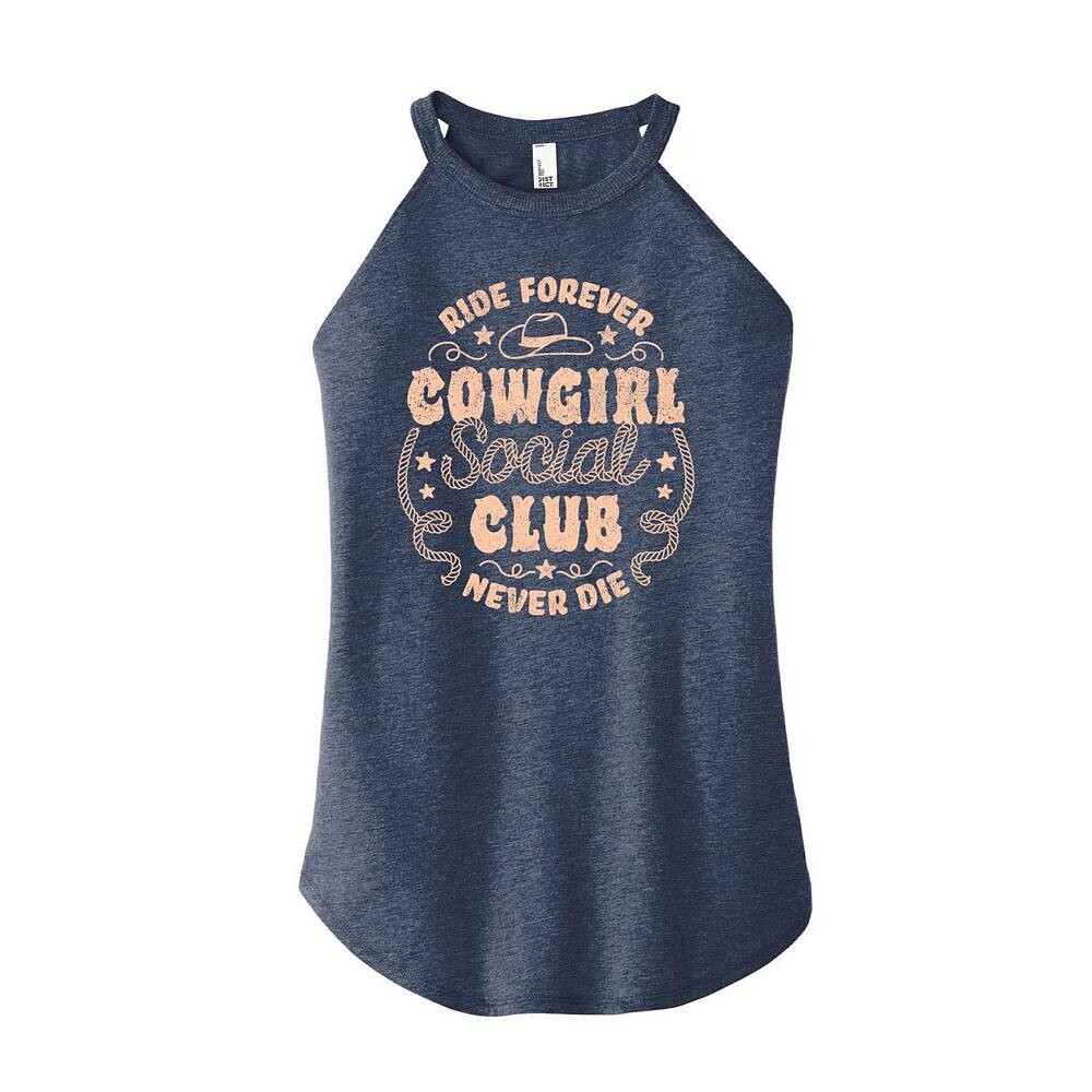 Майка с высоким воротником и высоким воротником для юниоров Cowgirl Social Club, цвет Heather Blue
Майка с высоким воротником и высоким воротником для юниоров Cowgirl Social Club, цвет Heather Blue