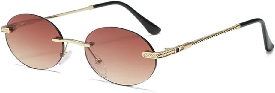 Модные овальные солнцезащитные очки, маленькие, без оправы, для женщин и мужчин, металлические, синие, солнцезащитные очки с защитой от УФ-излучения UV400 LOVQZAOF, 03
Модные овальные солнцезащитные очки, маленькие, без оправы, для женщин и мужчин, металлические, синие, солнцезащитные очки с защитой от УФ-излучения UV400 LOVQZAOF, 03