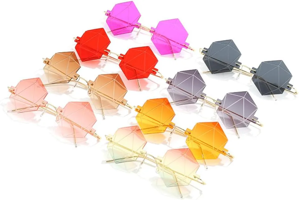 Женские солнцезащитные очки Polygonal 2027 в винтажном стиле, конфетных цветов, без оправы, с градиентным затемнением и защитой от УФ-излучения UV400 MTZJH, Orange
Женские солнцезащитные очки Polygonal 2027 в винтажном стиле, конфетных цветов, без оправы, с градиентным затемнением и защитой от УФ-излучения UV400 MTZJH, Orange