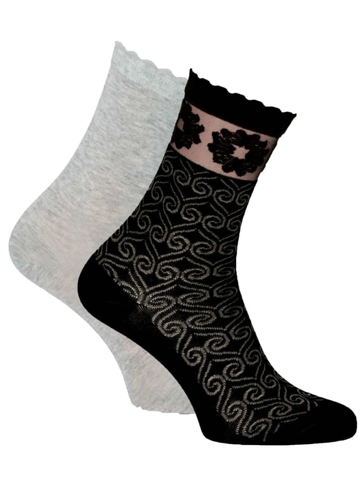 Носки Tamaris, цвет black und grau 
Носки Tamaris, цвет black und grau