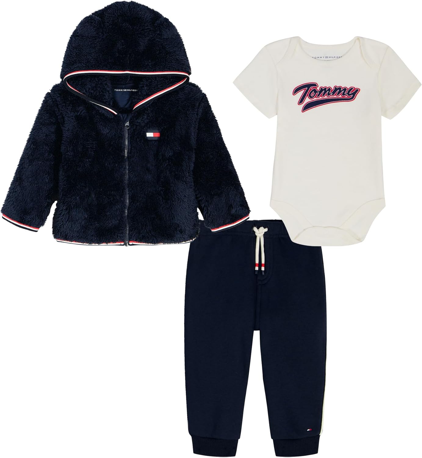 Комплект из 3 курток Tommy Hilfiger для мальчиков, Navy Blazer/Vanilla Ice
Комплект из 3 курток Tommy Hilfiger для мальчиков, Navy Blazer/Vanilla Ice